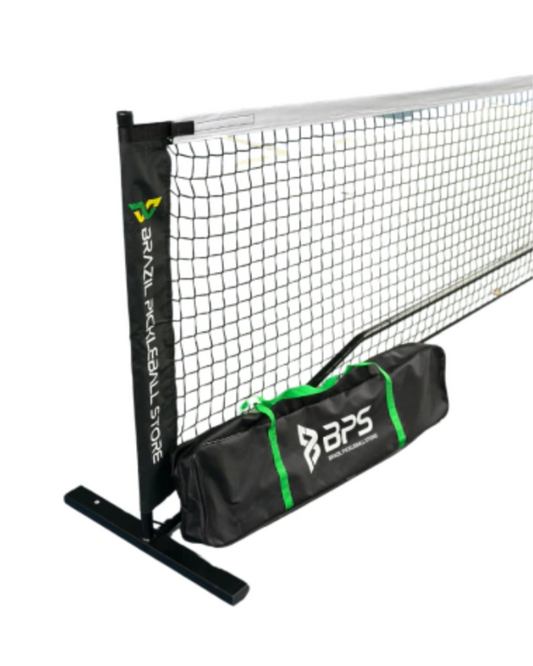 Kit Start de Pickleball Completo - 1 Rede Portátil BPS e 2 Kites Start de Raquetes